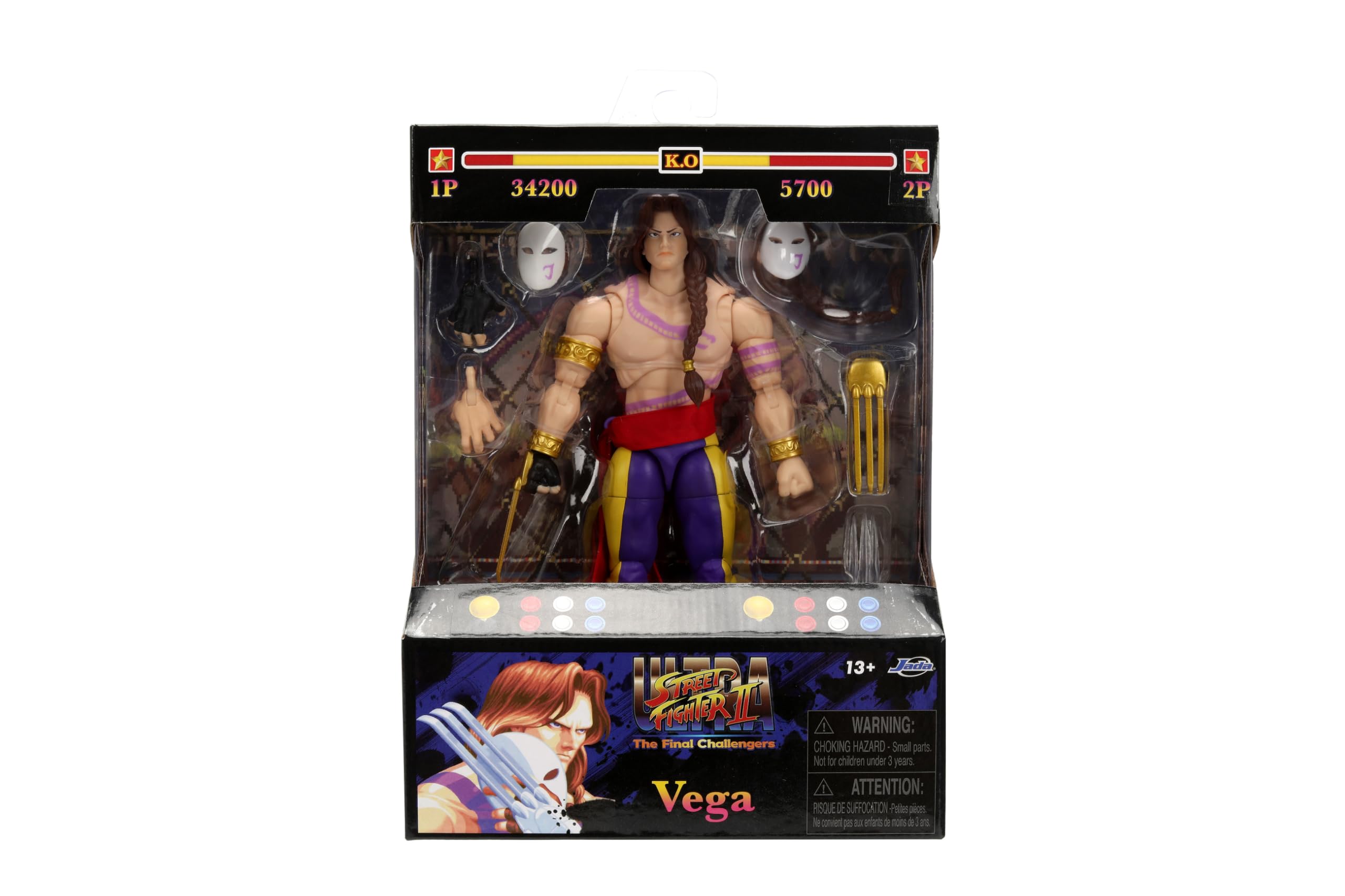 Amazon.co.jp: Jada Toys ストリートファイター ベガフィギュア (15cm